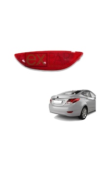 Hyundaı Accent Blue Arka Tampon Reflektörü Sağ Taraf 2011 - 2015 Accent Arka Kedi Gözü Hyundaı Accent Blue Arka Tampon Reflektörü Sağ Taraf 2011 - 2015 Accent Arka Kedi Gözü