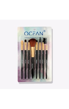 Ocean 8'li Makyaj Fırça Seti - Gold