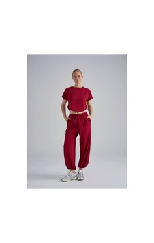 Lismina Balon Pantolon - Jogger Bordo Lismina Balon Pantolon - Jogger Bordo