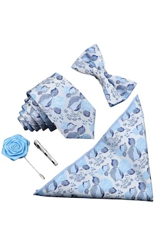 Omark Cotton Kravat Seti No2 Açık Mavi Omark Cotton Kravat Seti No2 Açık Mavi