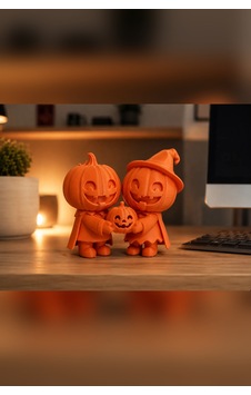 Zeroxo Cadılar Bayramı Balkabağı Aile Figürü 10x9 Cm Dekoratif Biblo Zeroxo Cadılar Bayramı Balkabağı Aile Figürü 10x9 Cm Dekoratif Biblo