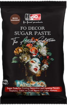 Kahverengi Fodekor Kaplama Dekor Şeker Hamuru 1 Kg Kahverengi Fodekor Kaplama Dekor Şeker Hamuru 1 Kg