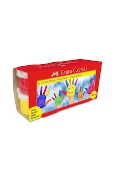 Faber Castell Parmak Boyası 45Ml 6 Renk Faber Castell Parmak Boyası 45Ml 6 Renk