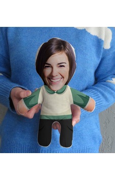 BK Gift Öğretmenler Günü Fotoğraflı Kadın Bebek Yastık-6