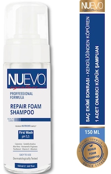 Nuevo Signature Saç Ekimi Sonrası Onarıcı Köpük Şampuan 150 ML Nuevo Signature Saç Ekimi Sonrası Onarıcı Köpük Şampuan 150 ML