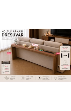Koltuk Arkası Konsol Raf - 3 Usb + 4 Priz Girişli 1.sınıf Mdf Koltuk Arkası Raf Cevizrengi 180x85x12 Ceviz Koltuk Arkası Konsol Raf - 3 Usb + 4 Priz Girişli 1.sınıf Mdf Koltuk Arkası Raf Cevizrengi 180x85x12 Ceviz