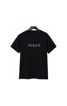 Valensdesign Anneler Günü Mom Çiçek Temalı Baskılı Oversize Bisiklet Yaka T-shirt - Siyah Valensdesign Anneler Günü Mom Çiçek Temalı Baskılı Oversize Bisiklet Yaka T-shirt - Siyah