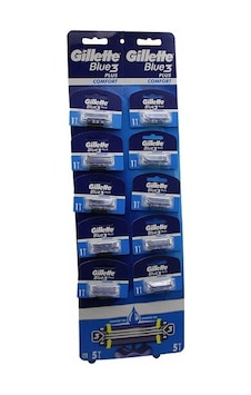 Gillette Blue3 Jilet Kartelalı 10 Parça Bx40 Gillette Blue3 Jilet Kartelalı 10 Parça Bx40