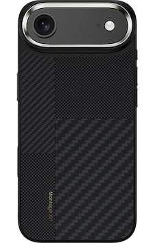 Apple Uyumlu iPhone 17 Air Kılıf M-safe Şarjlı Karbon Fiber Benks Montage Hybrid Armorpro Kevlar Kapak Siyah Apple Uyumlu iPhone 17 Air Kılıf M-safe Şarjlı Karbon Fiber Benks Montage Hybrid Armorpro Kevlar Kapak Siyah