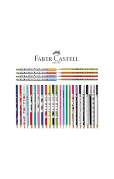 Faber Castel Lüx Mercanlı Karışık Yuvarlak Kurşun Kalem 12 Ade Çok Renkli Faber Castel Lüx Mercanlı Karışık Yuvarlak Kurşun Kalem 12 Ade Çok Renkli