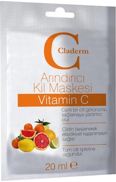 Claderm Kil Maskesi 20 ml Sachet – C Vitamin Claderm Kil Maskesi 20 ml Sachet – C Vitamin