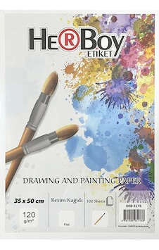 Herboy Resim Kağıdı 35 X 50 120 Gr 100 Lü Paket Herboy Resim Kağıdı 35 X 50 120 Gr 100 Lü Paket