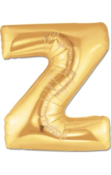 Gold Folyo Balon Z Harfi 40" İnç 100 CM Gold Folyo Balon Z Harfi 40" İnç 100 CM