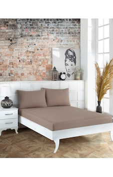 Çift Kişilik Penye 160x200 Lastikli Kahverengi Çift Kişilik Penye 160x200 Lastikli Kahverengi