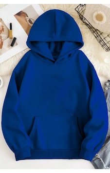 Startmore Kapşonlu Düz Sweat Saks Mavi Startmore Kapşonlu Düz Sweat Saks Mavi