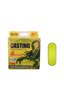 Captain Casting Pe 4 Kat Spin İp Misina 150mt Sarı - 0.06mm Captain Casting Pe 4 Kat Spin İp Misina 150mt Sarı - 0.06mm