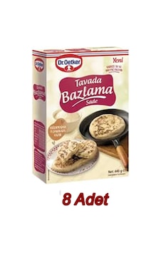Tavada Bazlama - 8 Paket Bazlama Toz Karışımı - Sade - Tavada Bazlama - 8 Paket Bazlama Toz Karışımı - Sade -