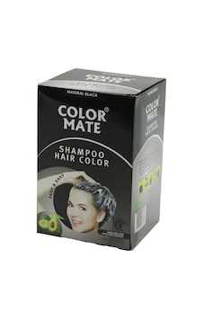 Color Mate 10pcs Siyah Saç Boyama Şampuanı Diğer
