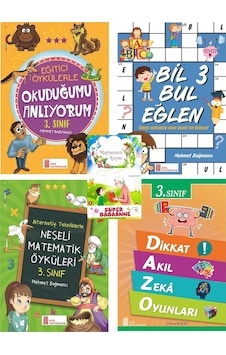 Ata 3.sınıf Okuduğumu Anlıyorum + Neşeli Matematik Öyküleri + Bil Bul + Dikkat Akıl Zeka Oyunları Ata 3.sınıf Okuduğumu Anlıyorum + Neşeli Matematik Öyküleri + Bil Bul + Dikkat Akıl Zeka Oyunları