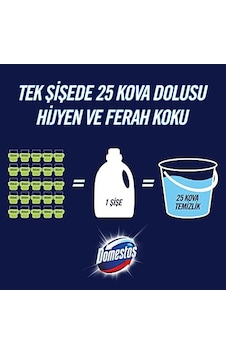 Domestos Yüzey Temizleyici Yoğun Kıvam Çam 1500 Ml 2li Paket 1000'li Set Domestos Yüzey Temizleyici Yoğun Kıvam Çam 1500 Ml 2li Paket 1000'li Set