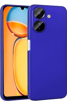 Xiaomi Poco C65 Kılıf Zore Premier Silikon Kapak Saks Mavi Xiaomi Poco C65 Kılıf Zore Premier Silikon Kapak Saks Mavi