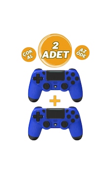 Ps 4 Joystick Tablet Telefon Pc Uyumlu Titreşimli Oyun Kolu 2 Adet