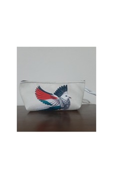 Owl Bag Filistin Güvercin Desenli Kalemlik - Makyaj Çantası Diğer Owl Bag Filistin Güvercin Desenli Kalemlik - Makyaj Çantası Diğer