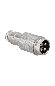 Ayt Mayk Gx16-4 Pinli Metal Erkek Konnektör M16 16mm