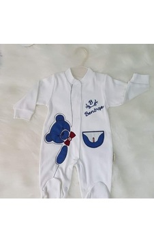 Candys Bebe Erkek Bebek Tulum Krem