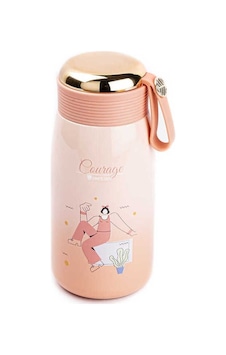 Tantitoni Okadi Pembe Paslanmaz Çelik Termos 350ml Pembe Tantitoni Okadi Pembe Paslanmaz Çelik Termos 350ml Pembe