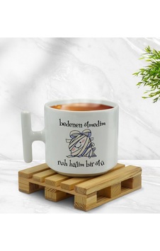 Bk Gift Ruh Halim Bir Ölü Tasarımlı T Kulplu Beyaz Middle Kupa Ba Bk Gift Ruh Halim Bir Ölü Tasarımlı T Kulplu Beyaz Middle Kupa Ba
