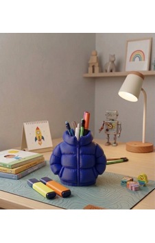 Tasarım Kutusu 3d Mont Kalemlik Mavi Tasarım Kutusu 3d Mont Kalemlik Mavi