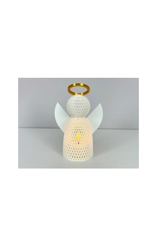 Alvera Decor File Dokulu Melek Tealight Mumluk 14,5 Cm Altın Haleli Dekoratif Fener Şamdan Masa Süsü Alvera Decor File Dokulu Melek Tealight Mumluk 14,5 Cm Altın Haleli Dekoratif Fener Şamdan Masa Süsü