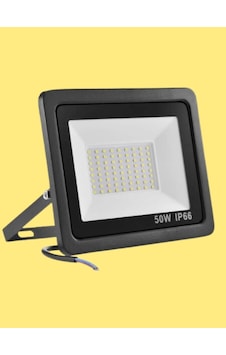 50 Watt Siyah Slim Kasa 3000k Günışığı Ip65 Led Projektör 50 Watt Siyah Slim Kasa 3000k Günışığı Ip65 Led Projektör
