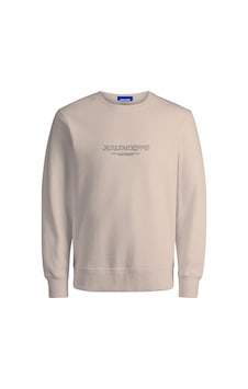 Jack & Jones Erkek Bisiklet Yaka Sweatshirt 12266942 001 - Bej Krem