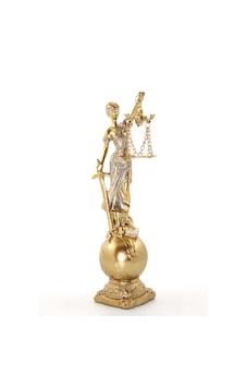 Polyester Themis Adalet Kadını Heykeli Biblo 24cm Polyester Themis Adalet Kadını Heykeli Biblo 24cm