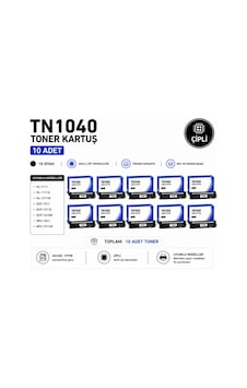 Brother Tn1040 Toner Seti 10 Adet Brother Tn1040 Toner Seti 10 Adet
