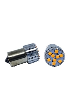 1156 Dekoratif Stop Led Ampul Tek Duy Canbus Turuncu 4w 24v / Laam951-3