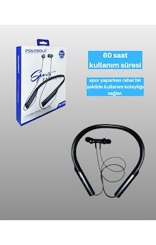 Polygold - 357 - Pg-100 Type-c Şarjlı Bluetooth Kulaklık Boyun Askılı, Uzun Pil - Csmo-tex - Ömürlü, Mikrofonlu Polygold - 357 - Pg-100 Type-c Şarjlı Bluetooth Kulaklık Boyun Askılı, Uzun Pil - Csmo-tex - Ömürlü, Mikrofonlu