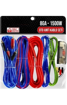 Zhltools Oto Anfi Kablo Seti Full 8ga 1500w