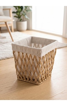 The Mia Braid Hasır Organizer Sepet Krem Beyaz 25 Cm S0122 The Mia Braid Hasır Organizer Sepet Krem Beyaz 25 Cm S0122