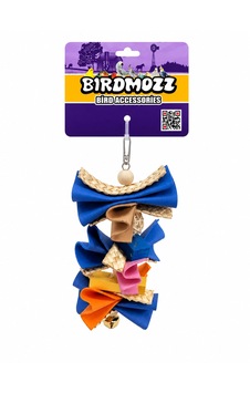 Birdmozz Premium Çapraz Fiyonklu Kuş Oyuncağı