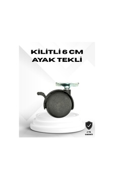 Kilitli 6 Cm Masa Ayağı Tekli Döner Tekerlek Renk Renk Kilitli 6 Cm Masa Ayağı Tekli Döner Tekerlek Renk Renk