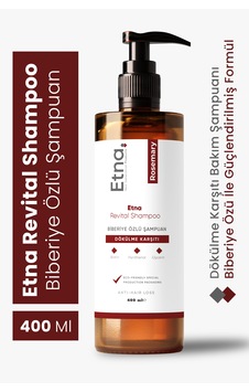 Etna Pharma Revital Biberiye Özlü Şampuan 400 Ml Saç Dökülme Karşıtı & Yenileyici & Saç Dibi Onarıcı Tüm Saç Tipleri