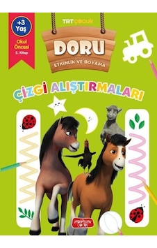 TRT Çocuk - Çizgi Alıştırmaları - Doru Etkinlik ve Boyama- Yediveren Çocuk TRT Çocuk - Çizgi Alıştırmaları - Doru Etkinlik ve Boyama- Yediveren Çocuk