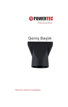 Powertec Tr-601/tr-701/tr-801/tr-901 Uyumlu Geniş Fön Başlığı Powertec Tr-601/tr-701/tr-801/tr-901 Uyumlu Geniş Fön Başlığı