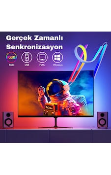Bilgisayar Ambilight Işığı Görüntüye Duyarlı Ambilight Led Bilgisayar Ambilight Işığı Görüntüye Duyarlı Ambilight Led