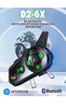 D2-6x 1000m Mesafeli 6 Kanallı İntercom Bluetooth Motosiklet Kask Kulaklığı İntercom Kulaklık - 8912733543308 D2-6x 1000m Mesafeli 6 Kanallı İntercom Bluetooth Motosiklet Kask Kulaklığı İntercom Kulaklık - 8912733543308