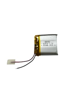 663032 3.7v 650mah Li-polymer Pil Devreli/1.5a