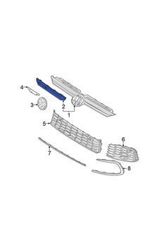 Volkswagen Golf 8 2020 Yılında Çıkan Kasa Panjur Farı Sol Oem No: 5h0941653c